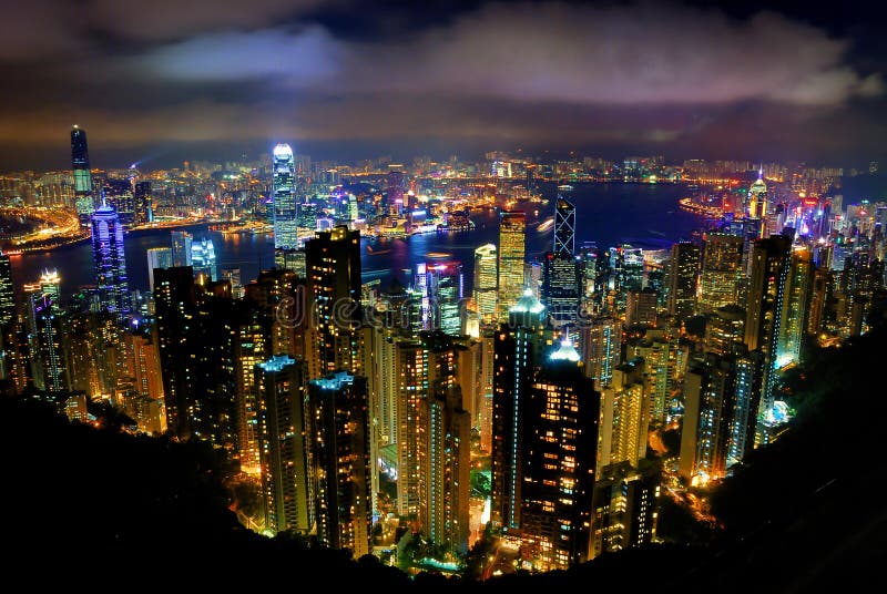 Bonde máximo de Hong Kong fotos de stock