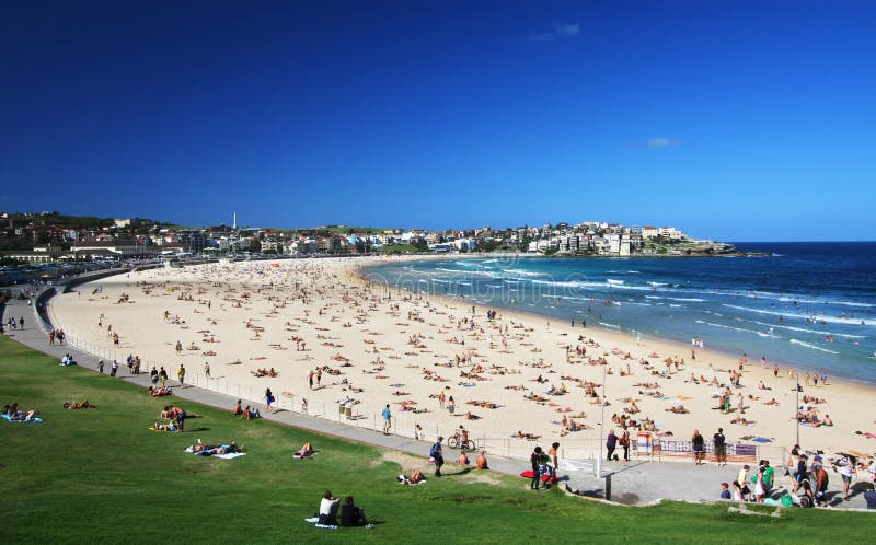 Bondi Beach in Sydney, Australia stock image