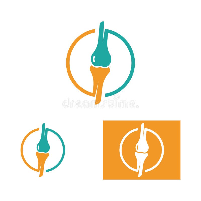 Bone Logo Icon Vector Design Template Illustration Stock Vector