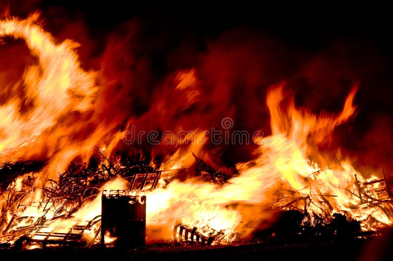 Bonfire royalty free stock image