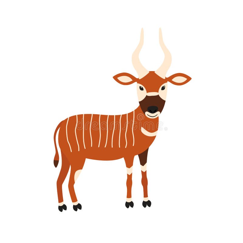 Beautiful Bongo With Stand On Brown Stage Backgrou Stock Vector