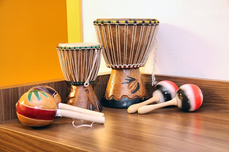 Bongos and maracas stock photo. Image of shake, beat 21430078