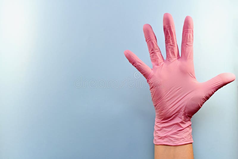 Bonne main enfilée de gants à l'intérieur des paumes images stock Bonne main enfilée de gants à l'intérieur des paumes images stock