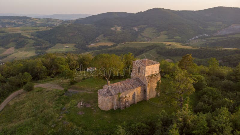 Bonnet Святого Chapelle, sorlin Rhône Франция Святого montmelas стоковая фотография Bonnet Святого Chapelle, sorlin Rhône Франция Святого montmelas стоковая фотография