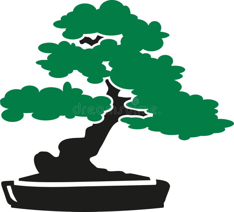 Bonsai Tree icon stock illustration. Illustration of garden 107149898