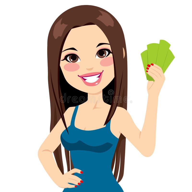 Bonuri bancare pentru fete vector illustration