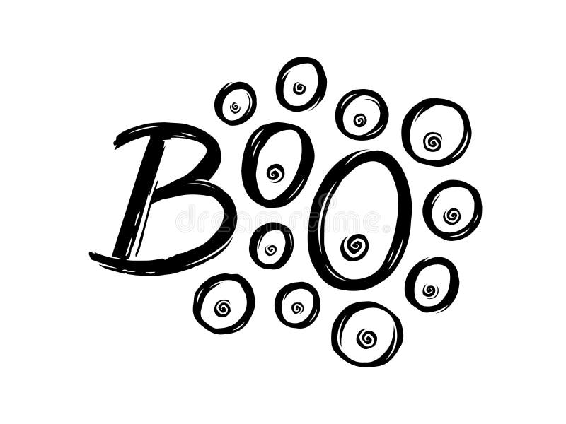 letras de halloween boo com duas bruxas engraçadas. 3466036 Vetor no  Vecteezy