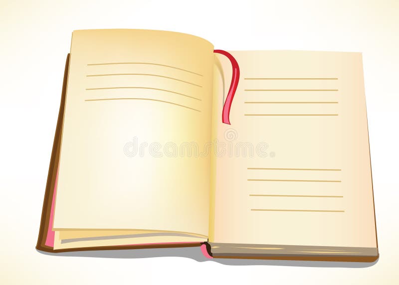 A Book royalty free illustration