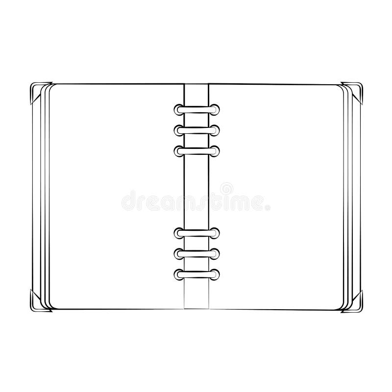 Book stock vector. Illustration of empty, elements, notebook - 51724837