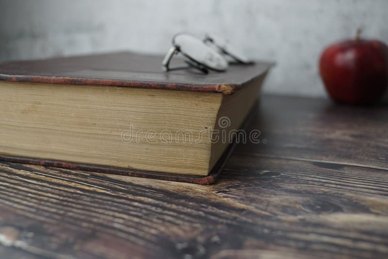 Book On A Blurred Background Stock Photo - Image of exhibition, items