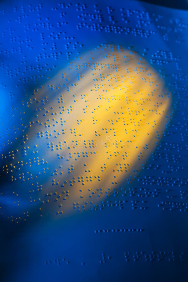 Book in Braille. Braille for the Blind Stock Image Image of care