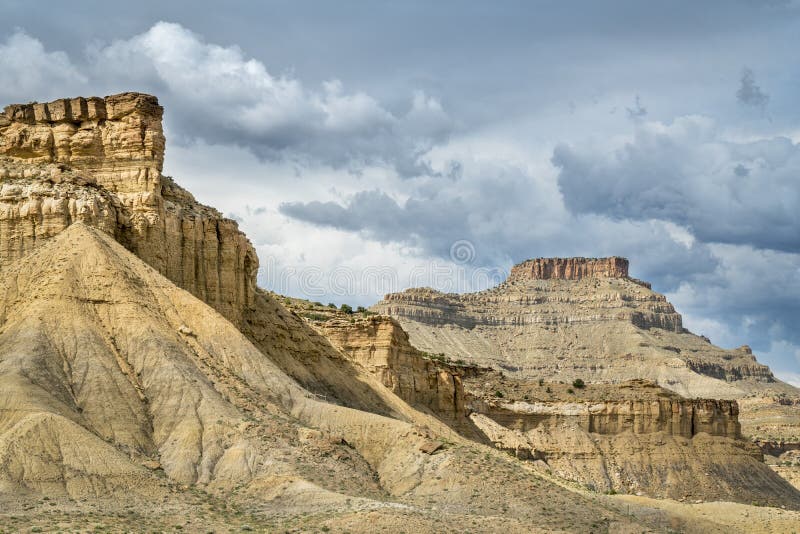 The Book Cliffs from Utah stock image. Image of america 54373501