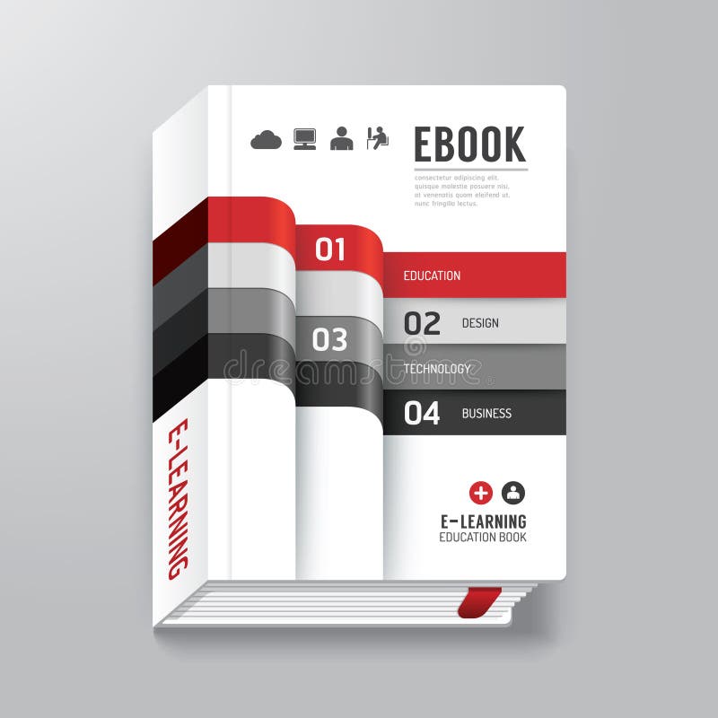 Book Cover Digital Design Minimal Style Template.