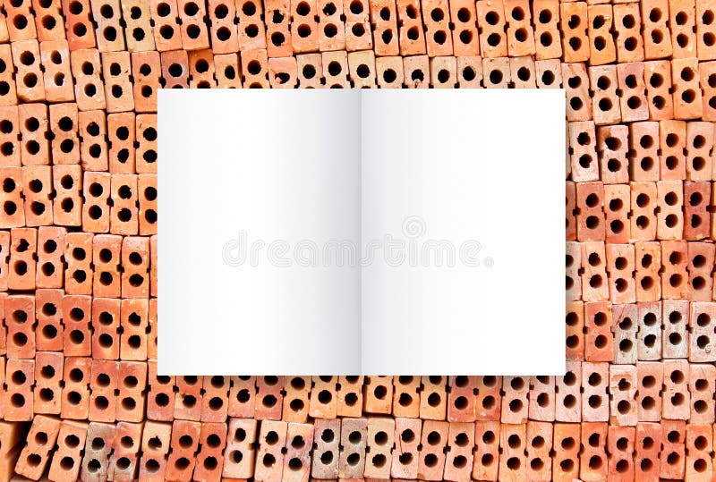Book empty on background royalty free stock image