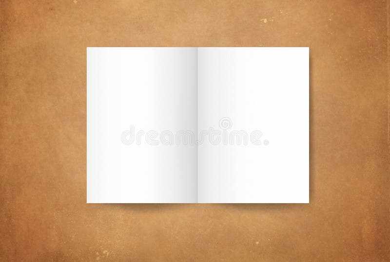 Book empty on background stock photo