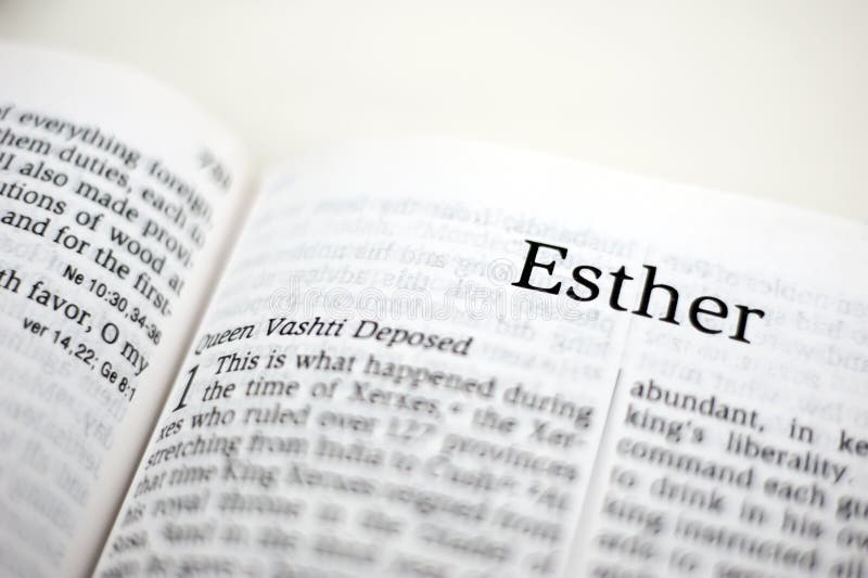 Book of Esther stock photo. Image of chapters, learning - 38718884