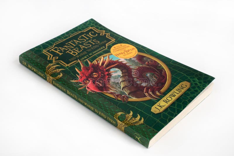 The Book, Fantastic Beasts and Where To Find Them by J.K.Rowling Editorial  Photography - Image of classics, cutout: 178235452