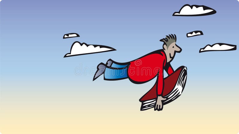 Book Flying Man stock vector. Illustration of books, escape - 60223441 Book Flying Man stock vector. Illustration of books, escape - 60223441