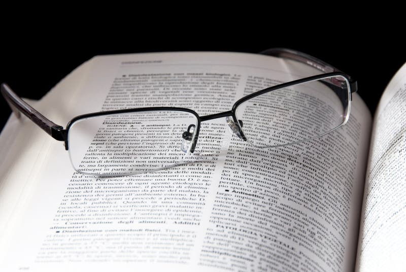 Book And Glasses Stock Image Image Of Reading Conceptual 13641267 