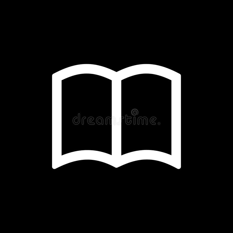 Book Icon For Simple Flat Style Ui Design Stock Vector - Illustration