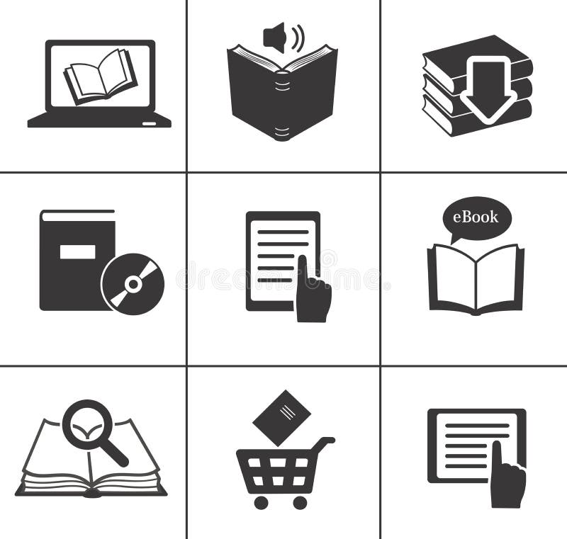 Book icons set.