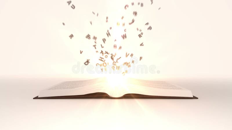 Book Opening Animation Stock Video Footage for Free Download