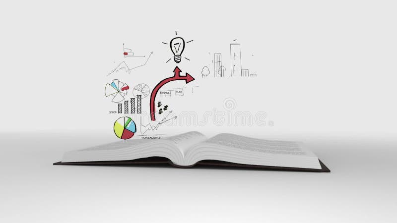 Book Opening Animation Stock Video Footage for Free Download
