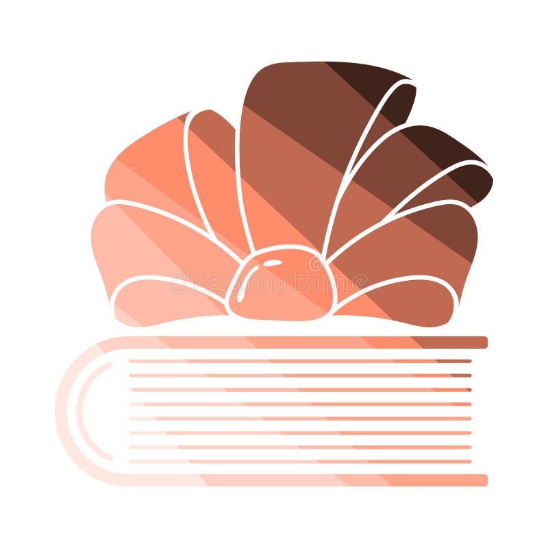 Book and Ribbon To Celebrate World Book and Copyright Day, Vector