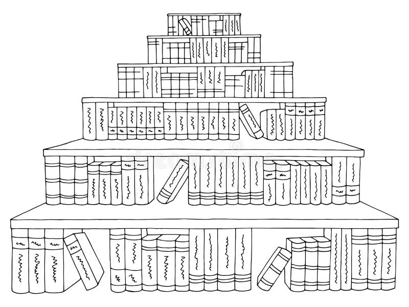 Book Shelf Stock Illustrations 18 084 Book Shelf Stock