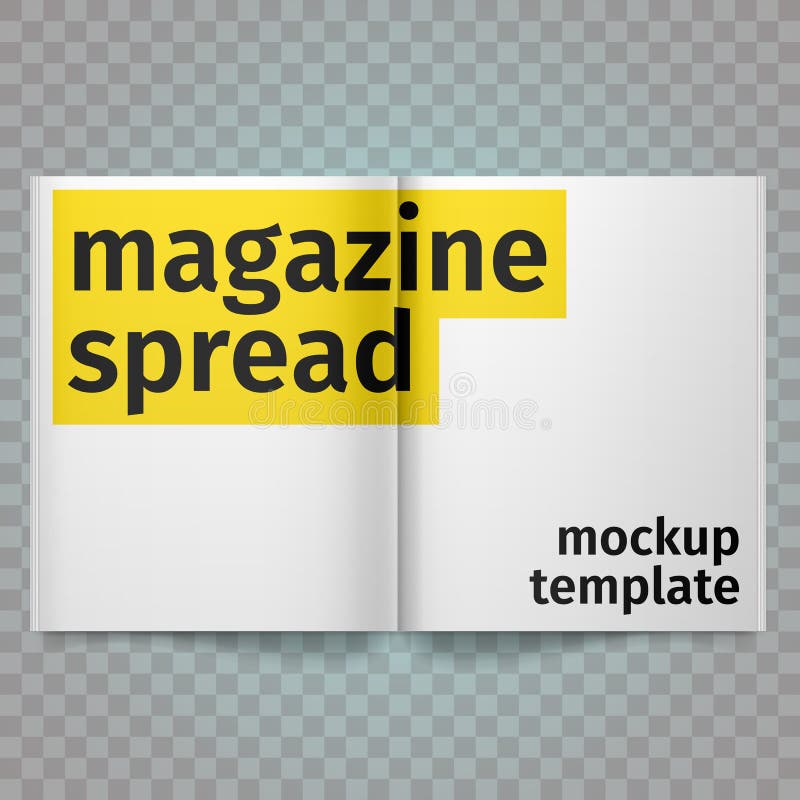 Blank Magazine Pages Vector Stock Illustrations 1,176 Blank Magazine
