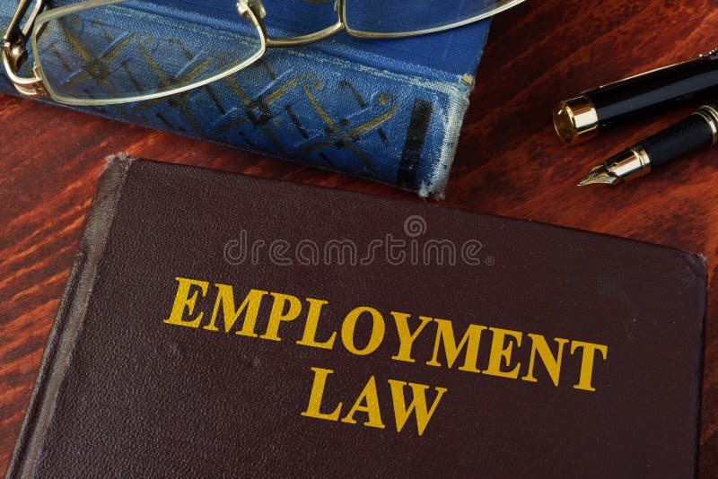 Book with title employment law on a table. Title stock images, royalty-free photos and pictures