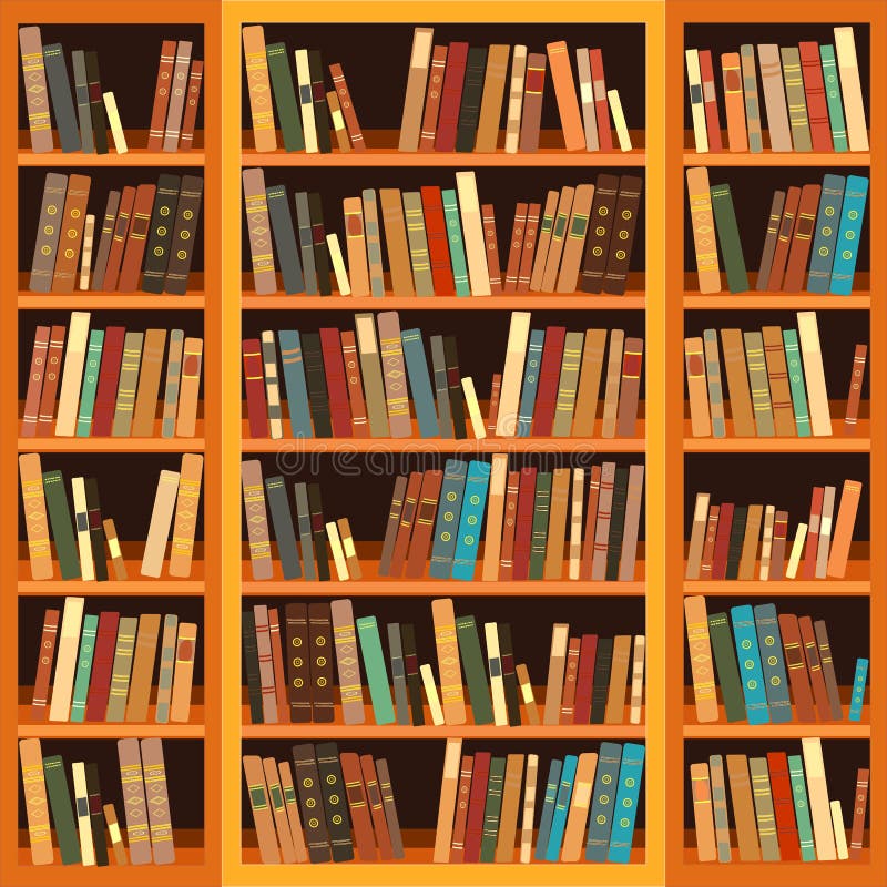 Bookcase full of books stock photo. Image of bibliography ...