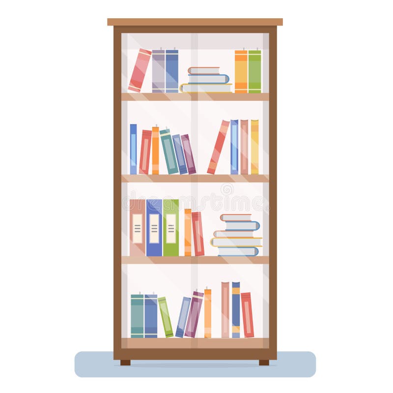 Background Bookcase White Stock Illustrations 7,645 Background