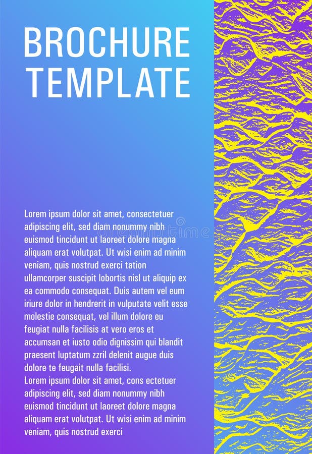 Booklet Design Vector Layout. Stock Vector - Illustration of line