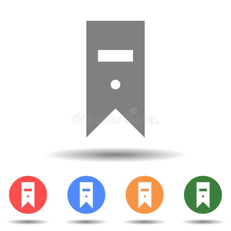 Bookmark icon vector logo stock vector. Illustration of element 194749553