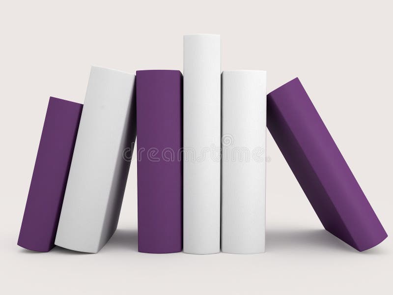 Books 3D illustration