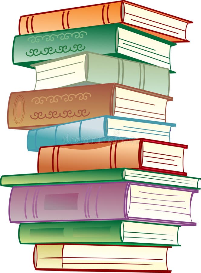 Books royalty free illustration
