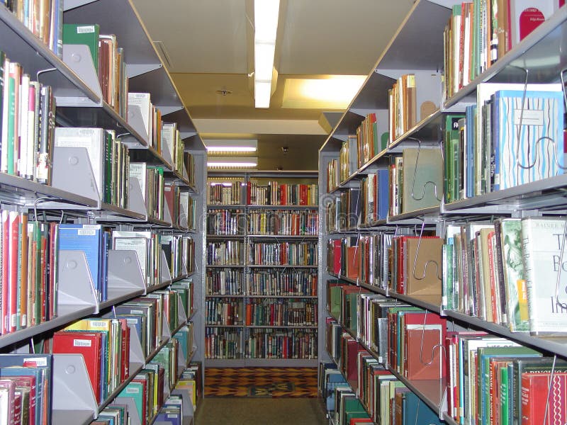 Books arkivet royaltyfri bild