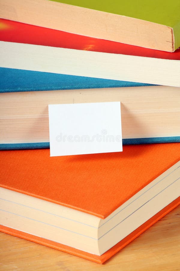 Books and Bookmark royalty free stock images