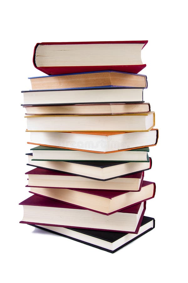 Books Isolated On White Background Stock Image Image 23408821