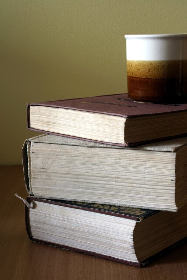 Pile Of Books On Coffee Table