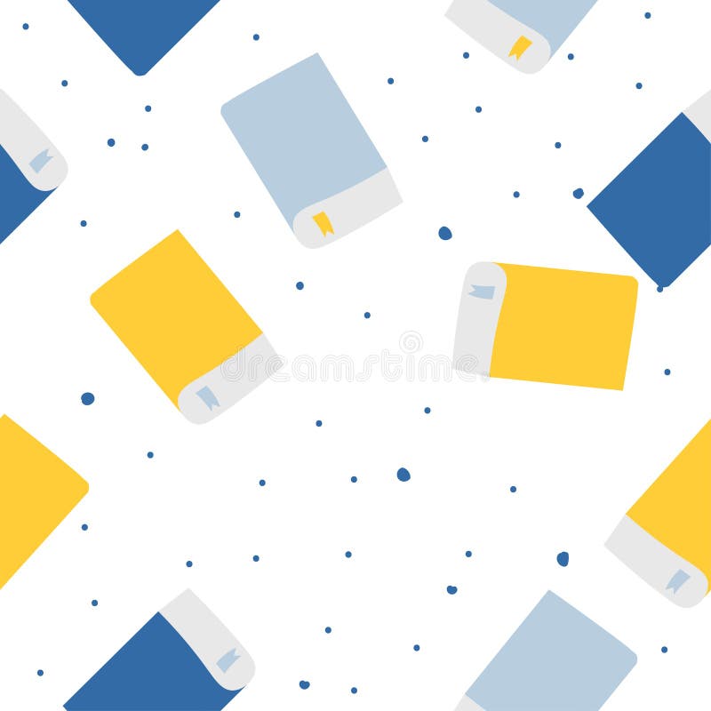 Books seamless vector pattern. Education and reading illustration stock illustration Books seamless vector pattern. Education and reading illustration stock illustration