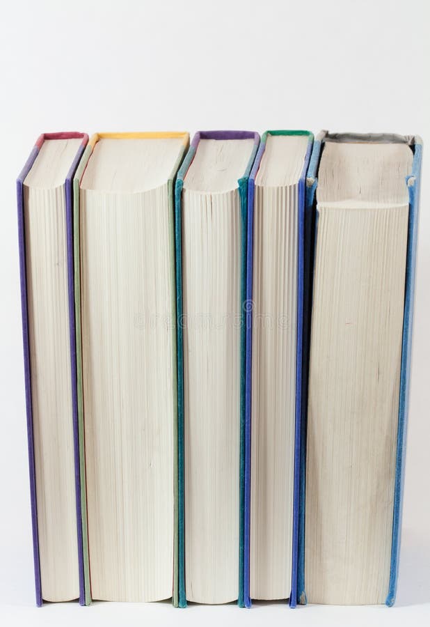 Books Standing Vertically stock image. Image of library 45437261