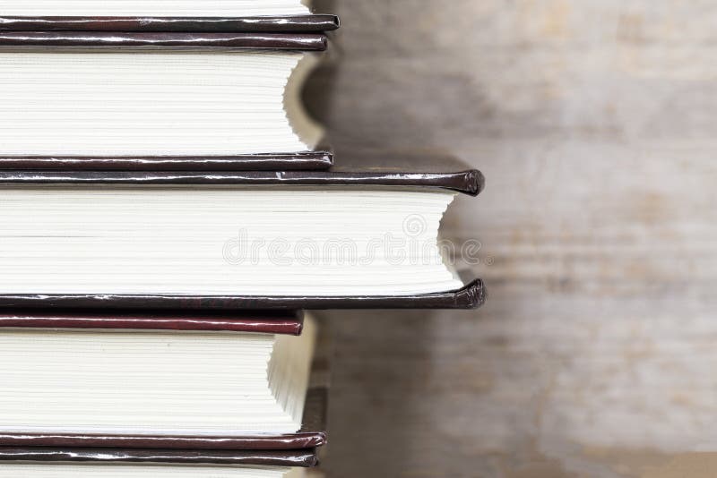 Top View Of Stack Of Books In Circle Stock Photo - Image of stack ...