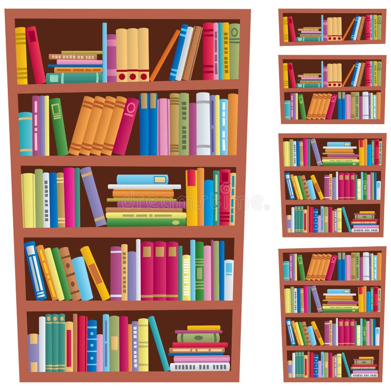 Bookshelf Stock Illustrations – 24,576 Bookshelf Stock ...