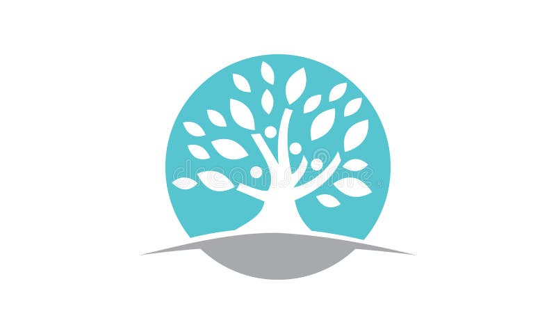 Boom van het Levens Helend Centrum vector illustratie Boom van het Levens Helend Centrum vector illustratie