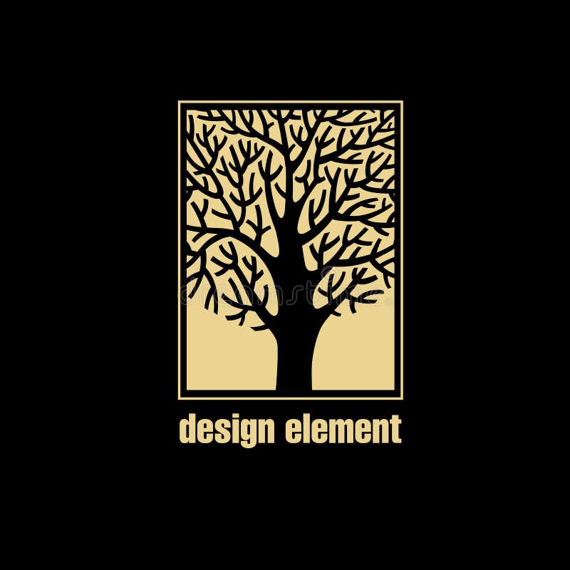 Boom Vector abstracte vlakke pictogramreeks vector illustratie Boom Vector abstracte vlakke pictogramreeks vector illustratie