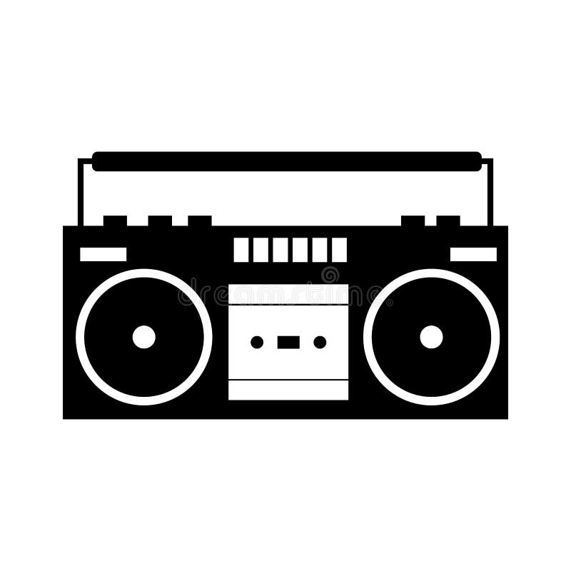 Boombox Simple Stock Illustrations 393 Boombox Simple Stock