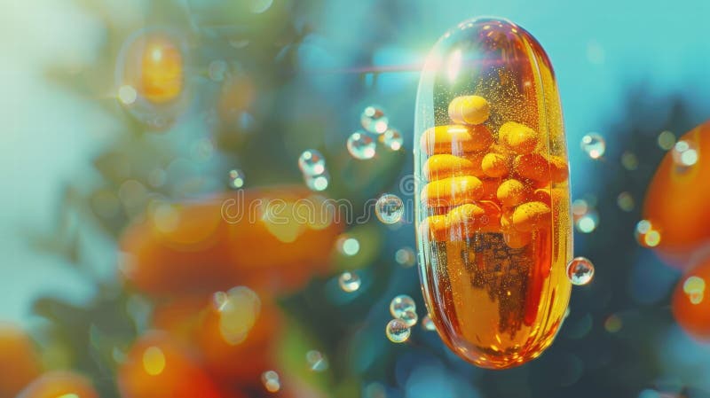 Boost your immune system and brain function with Vitamin B12. royalty free stock photos