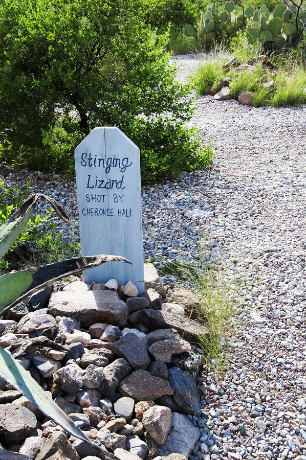 Tombstone in Arizona where the Gunfight at the OK Corral was fought in the USA. It is called the Town too tough to die. Tombstone in Arizona where the Gunfight at the OK Corral was fought in the USA. It is called the Town too tough to die.